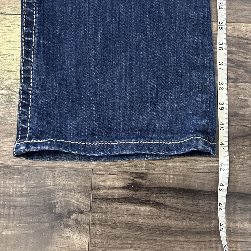 Ariat Real Denim Jeans Bootcut Flare Mid Rise Western Embroidered Women's 32R - Picture 6 of 9